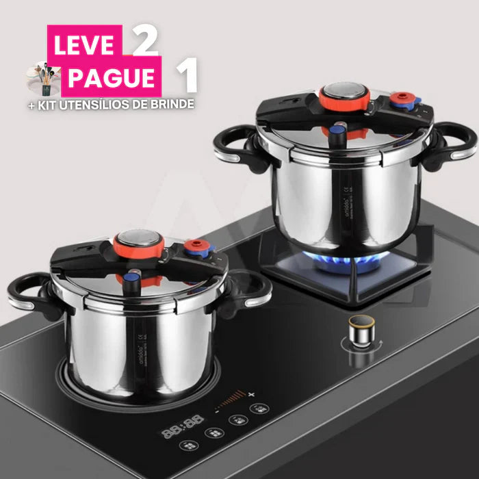 (compre 1 leve 2) Panela De Pressão Aço Inoxidável - À Prova De Explosão (OFERTA LIMITADA)